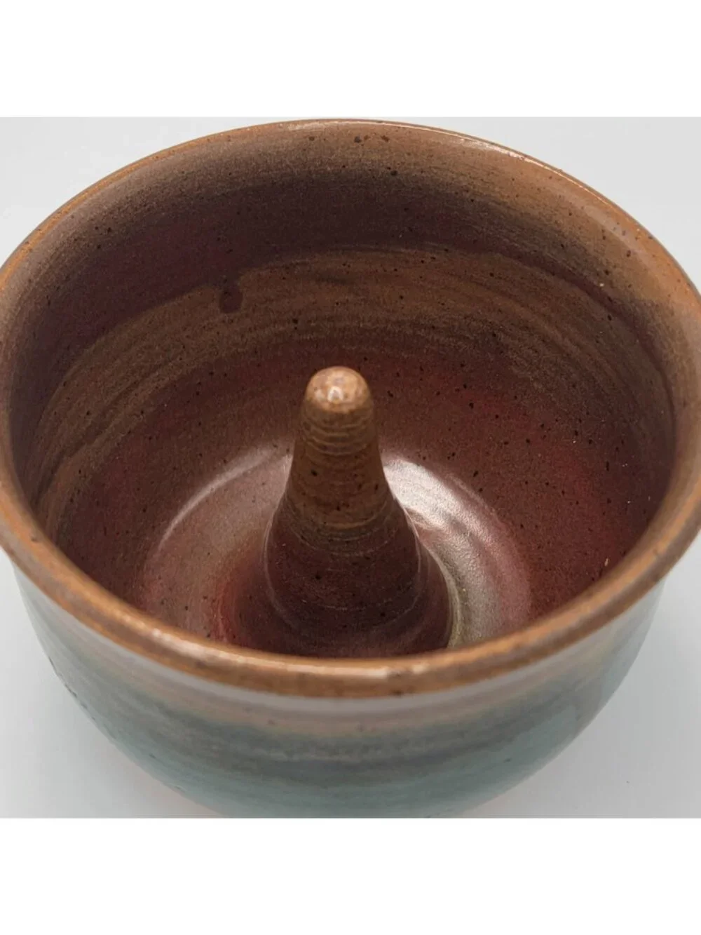 VTG Handcrafted Mud Pie PotteryApple Baker ClayPottery Dish Ceramic